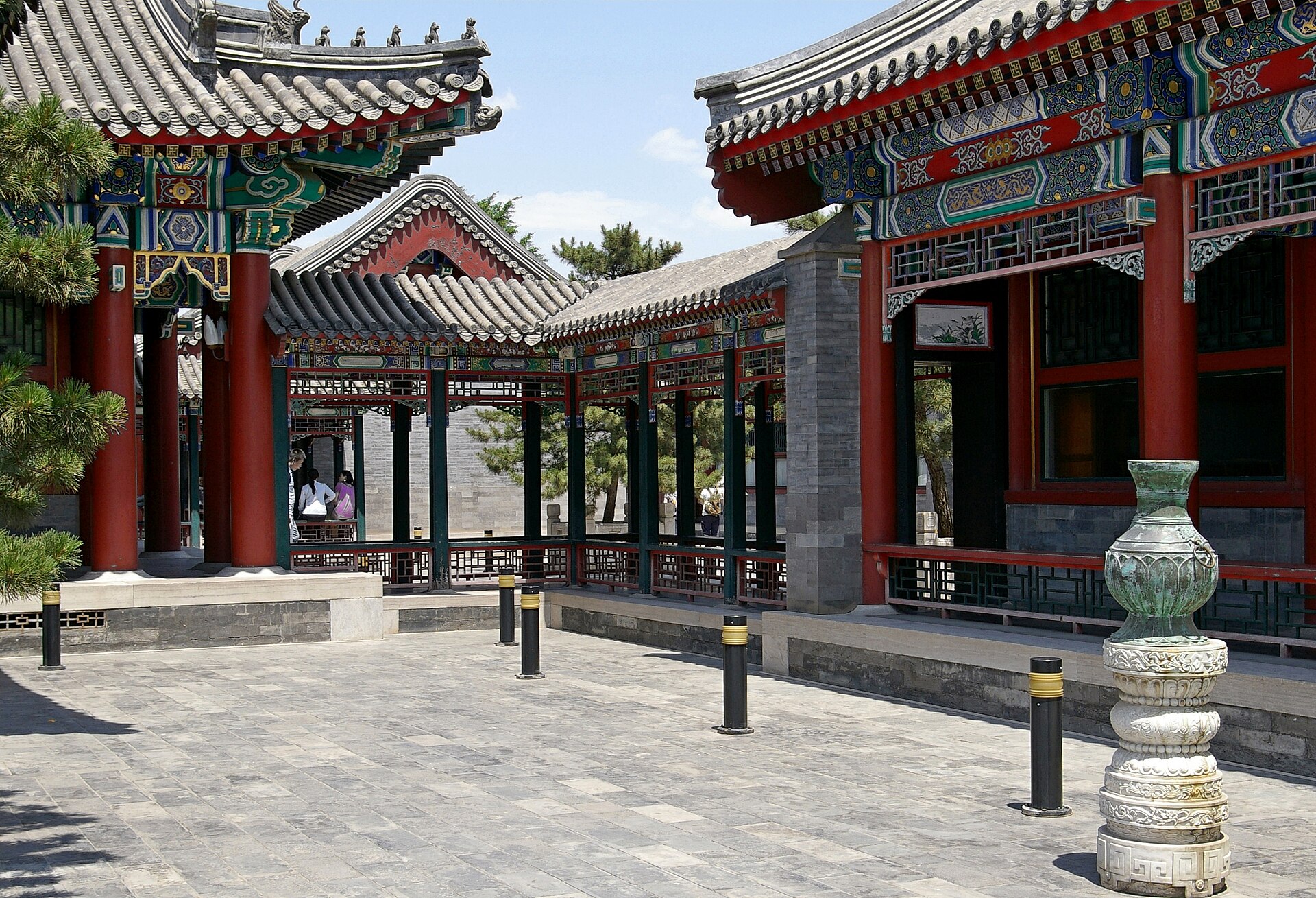 Beijing Landscape and architecture at the Summer Palace in Beijing