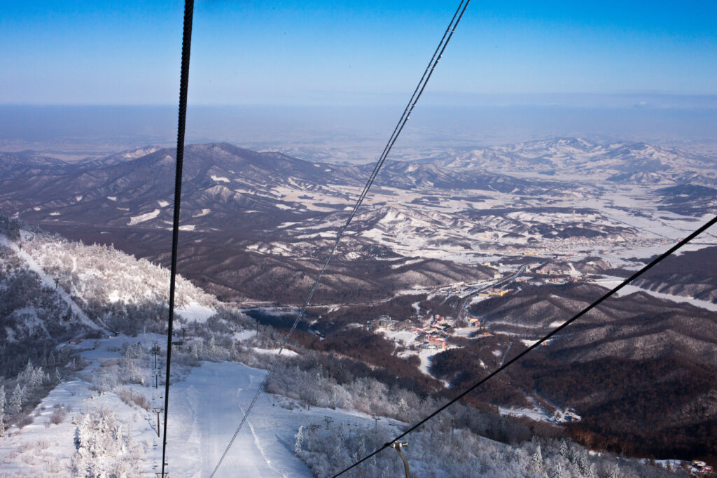Ski slopes at Yabuli Ski Resort in Heilongjiang