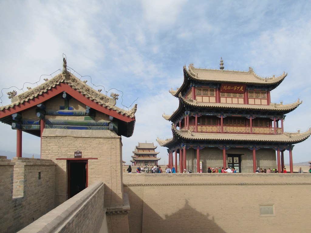 Jiayuguan Fortress tower and walls