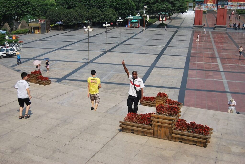 Chongqing Three Gorges Museum exterior in Chongqing