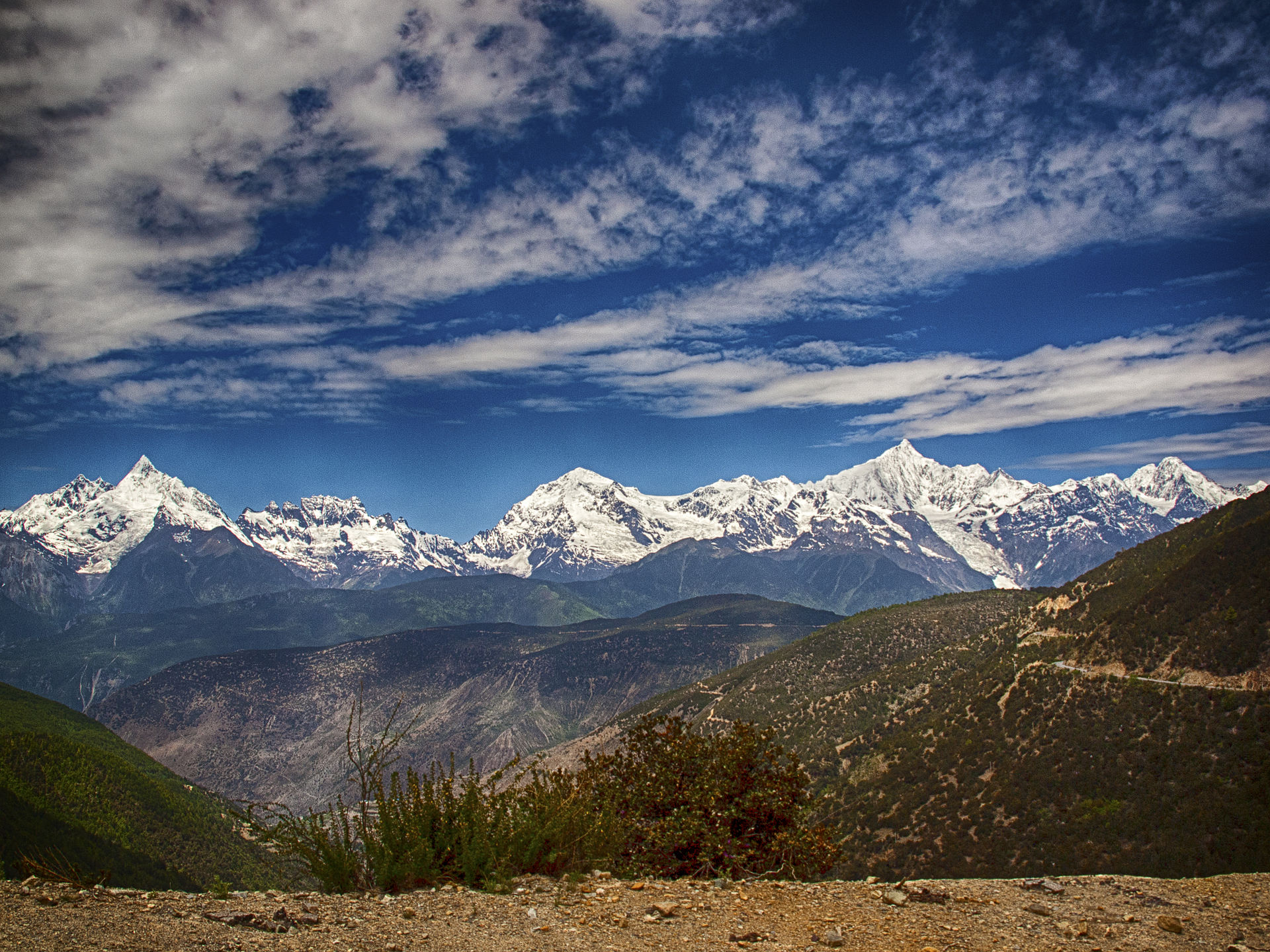 Meili Snow Mountain at sunrise, Deqin, Yunnan