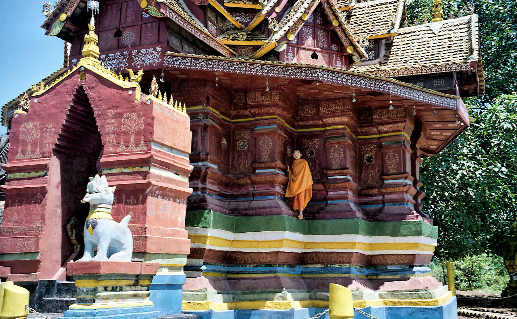 Jinghong Buddhist temple at Manting Park, Xishuangbanna