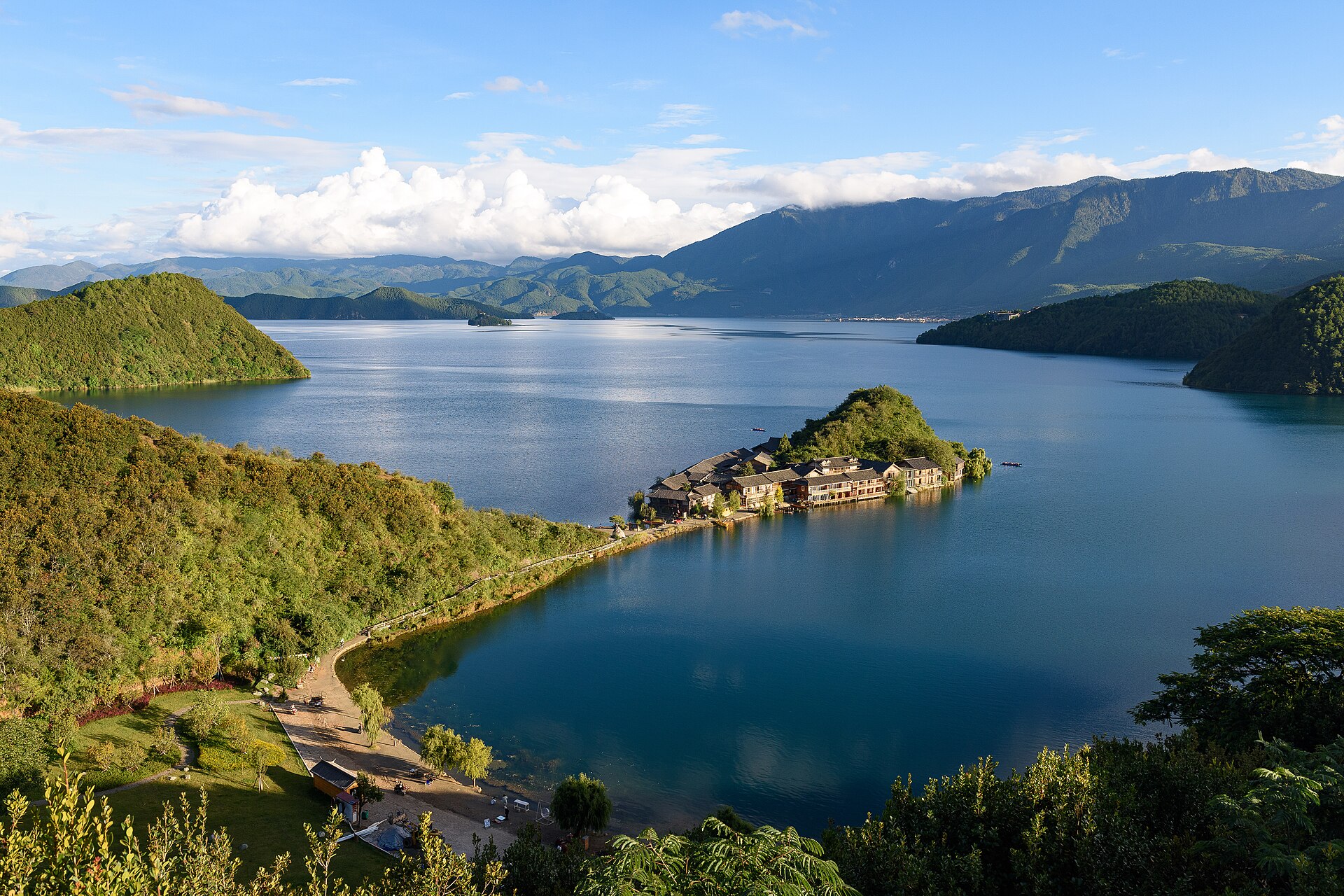 Lugu Lake from the Lige Observation Deck